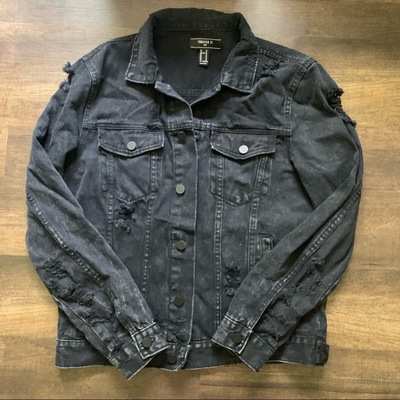 Forever 21 Other - [Forever21] Distressed Jean Jacket
